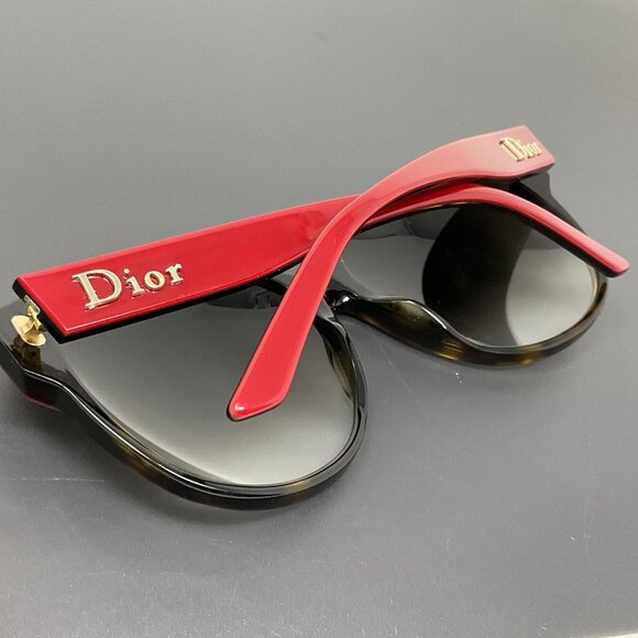 Dior Diorvonvoyage LZ0JS Red Sunglasses Frame Only SCRATCHED LENSES main image 7
